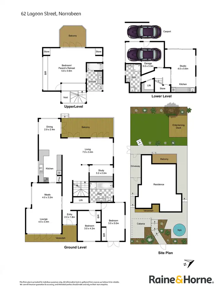 Floorplan of Homely house listing, 62 Lagoon Street, Narrabeen NSW 2101