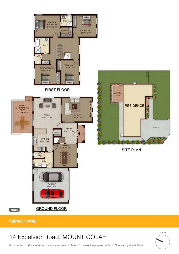 Floorplan of Homely house listing, 14 Excelsior Road, Mount Colah NSW 2079