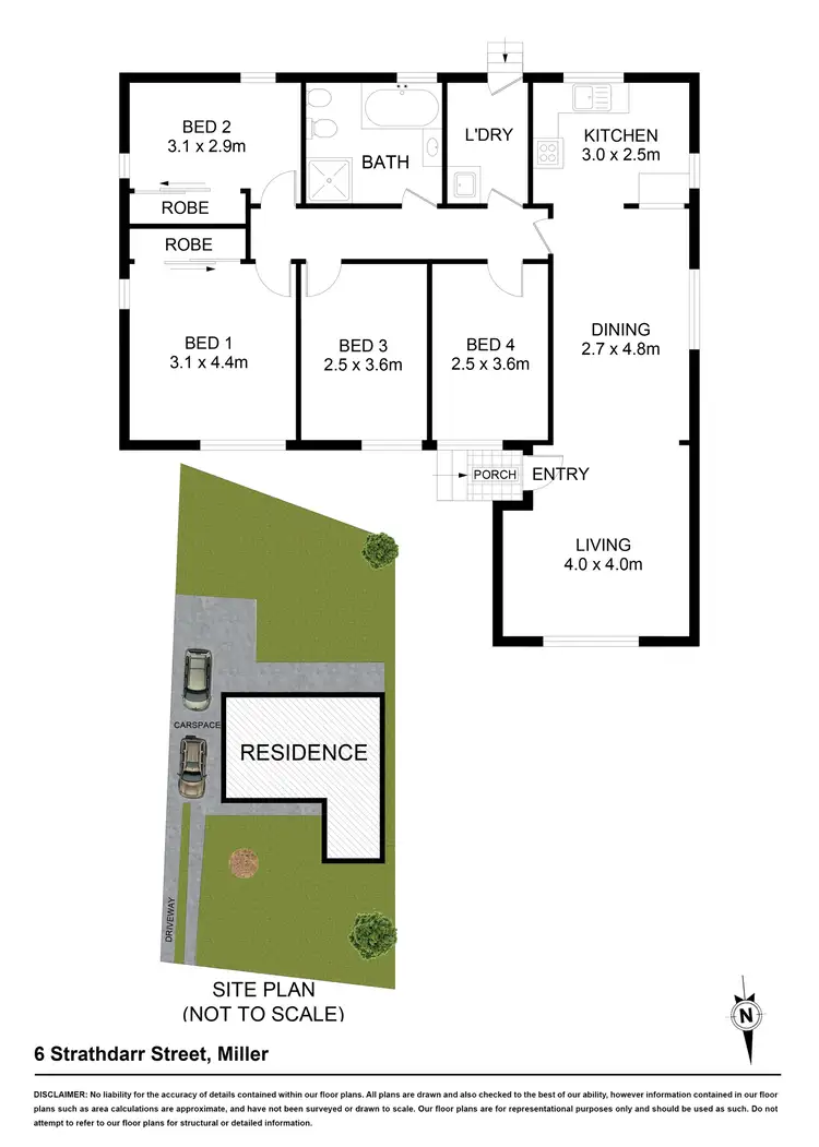 Floorplan of Homely house listing, 6 Strathdarr Street, Miller NSW 2168