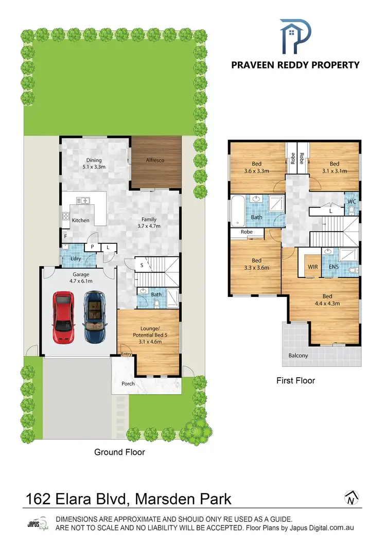 Floorplan of Homely house listing, 162 Elara Boulevard, Marsden Park NSW 2765