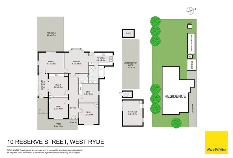 Floorplan of Homely house listing, 10 Reserve Street, West Ryde NSW 2114