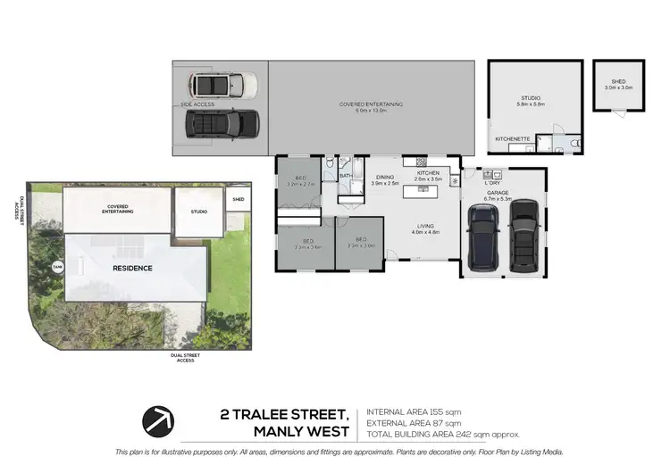 Floorplan of Homely house listing, 2 Tralee Street, Manly West QLD 4179