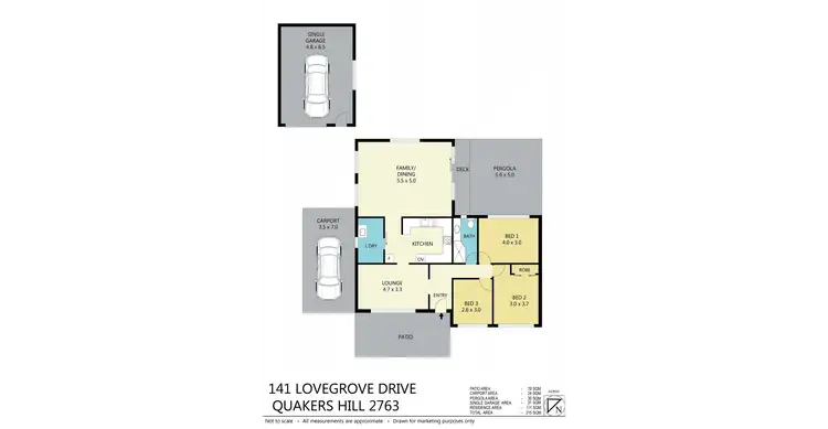 Floorplan of Homely house listing, 141 Lovegrove Drive, Quakers Hill NSW 2763