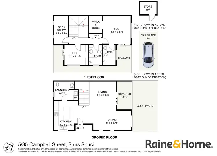 Floorplan of Homely townhouse listing, 5/35 Campbell Street, Sans Souci NSW 2219