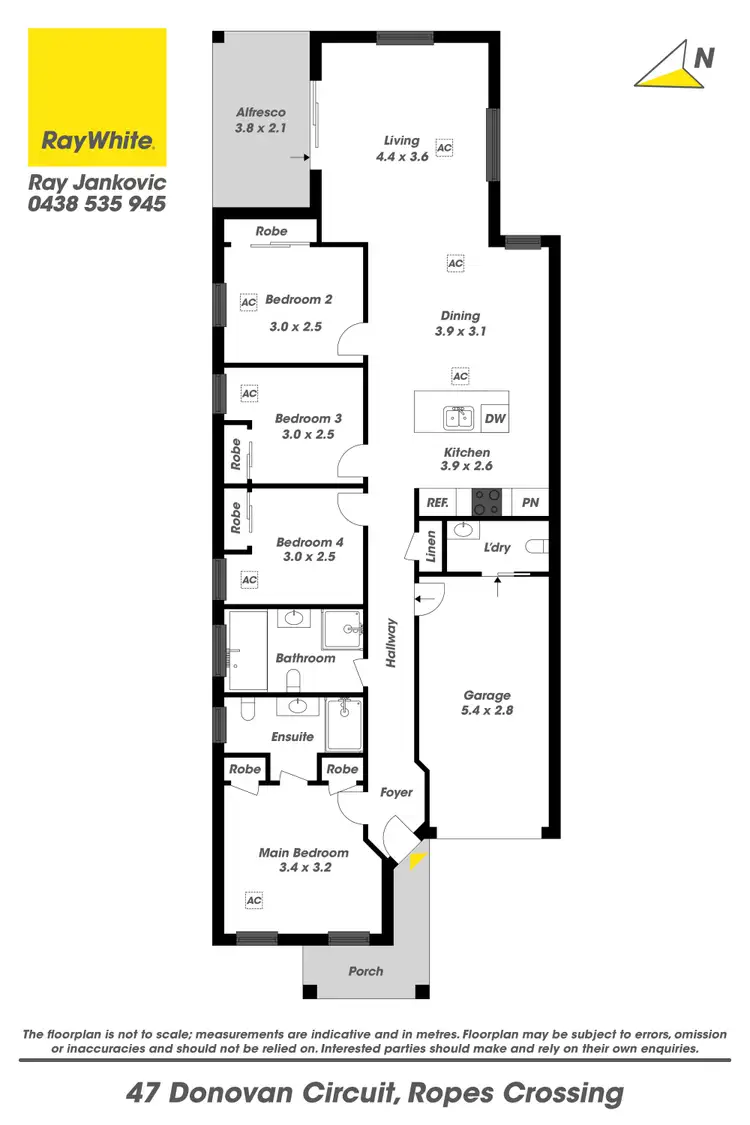 Floorplan of Homely house listing, 47 Donovan Circuit, Ropes Crossing NSW 2760