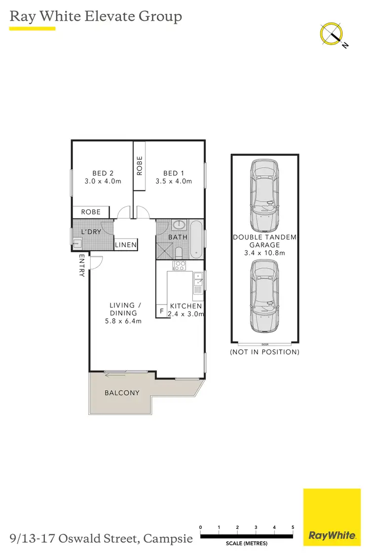Floorplan of Homely unit listing, 9/13-17 Oswald Street, Campsie NSW 2194