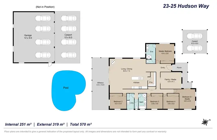 Floorplan of Homely house listing, 23/25 Hudson Way, Ningi QLD 4511