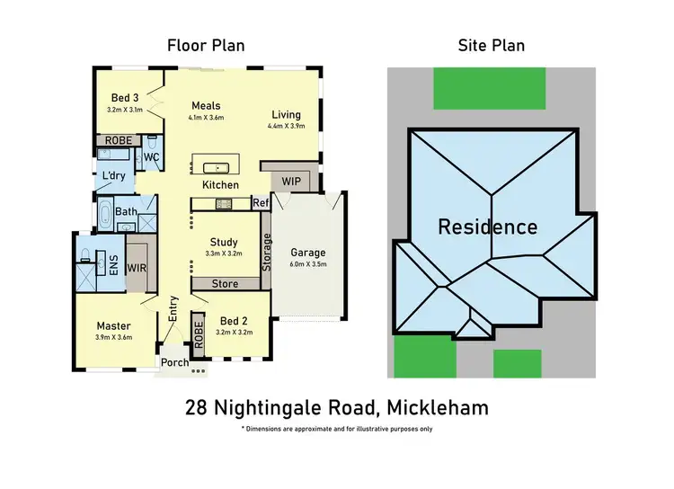 Floorplan of Homely house listing, 28 Nightingale Road, Mickleham VIC 3064