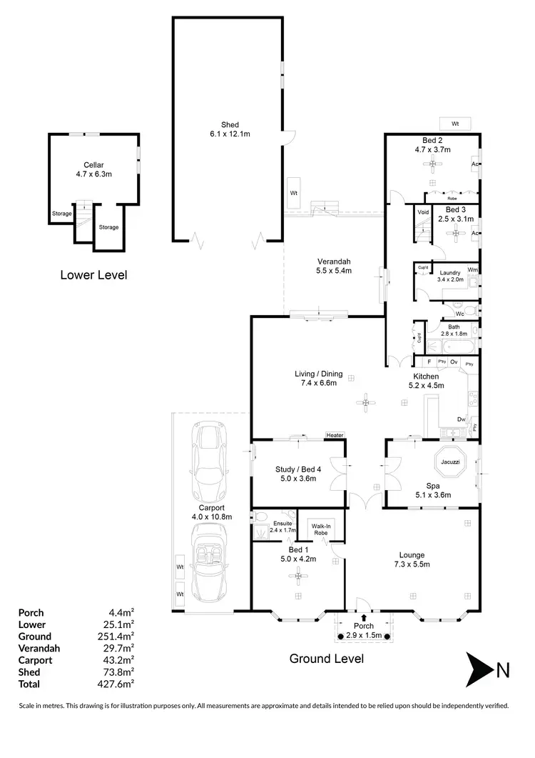Floorplan of Homely house listing, 11 Stone Street, Blair Athol SA 5084