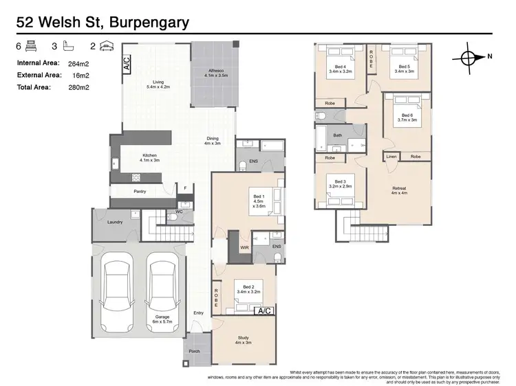 Floorplan of Homely house listing, 52 Welsh Street, Burpengary QLD 4505