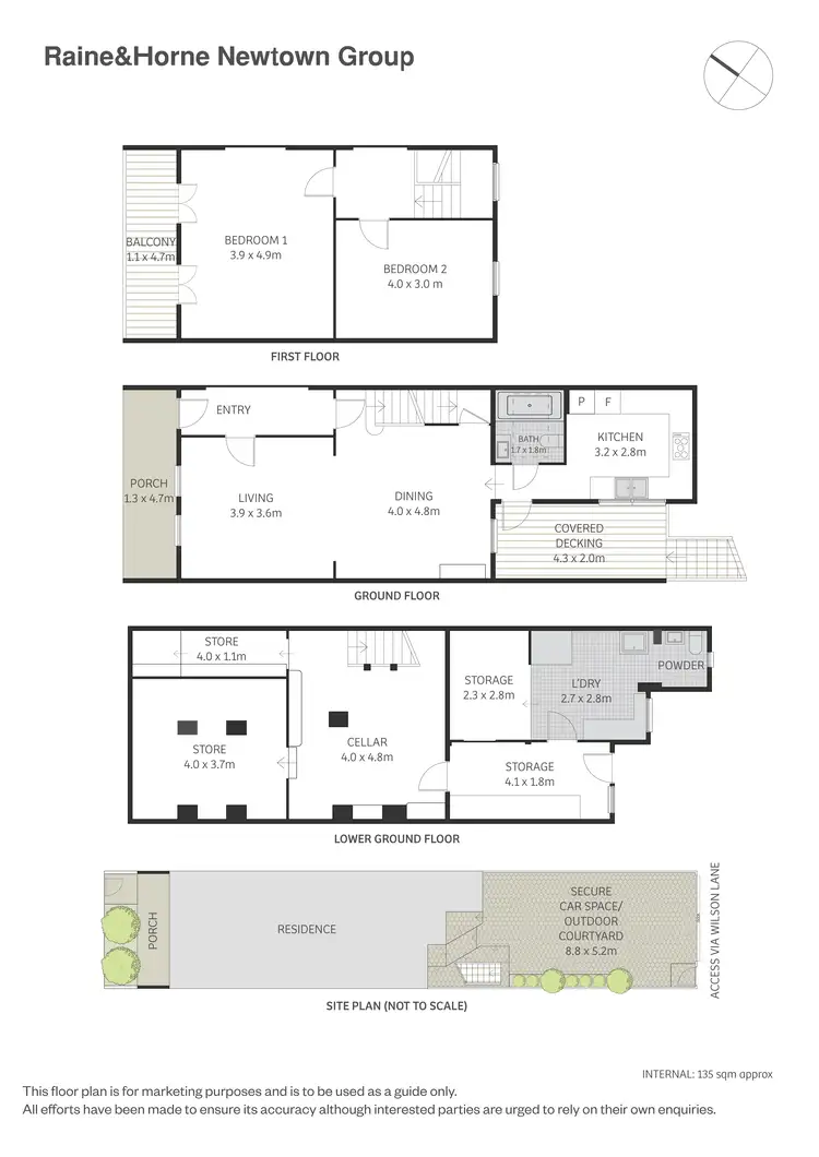 Floorplan of Homely house listing, 223 Wilson Street, Newtown NSW 2042