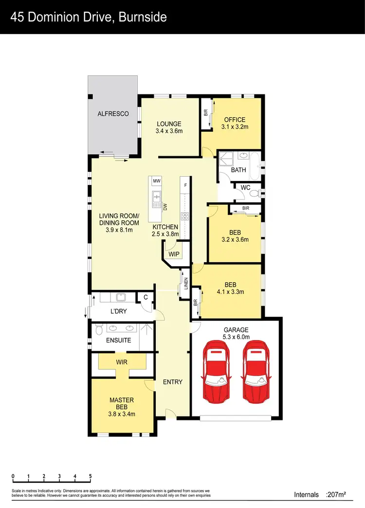 Floorplan of Homely house listing, 45 Dominion Drive, Burnside VIC 3023