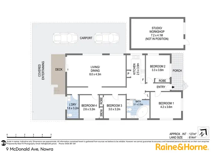 Floorplan of Homely house listing, 9 McDonald Avenue, Nowra NSW 2541