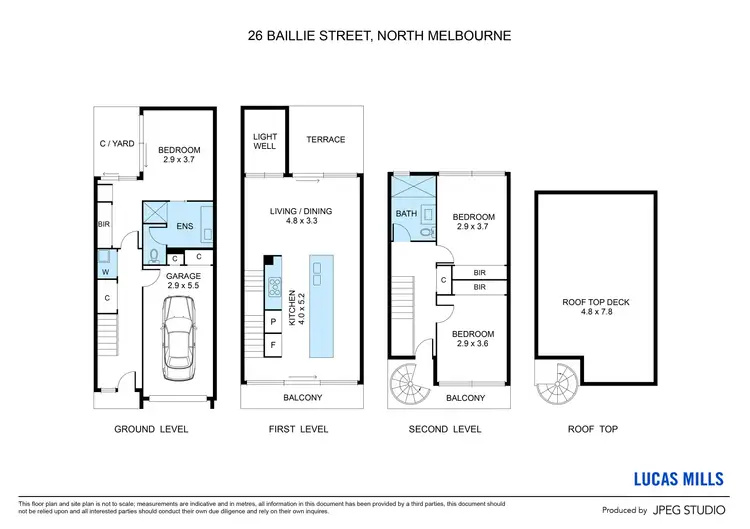 Floorplan of Homely house listing, 26 Baillie Street, North Melbourne VIC 3051