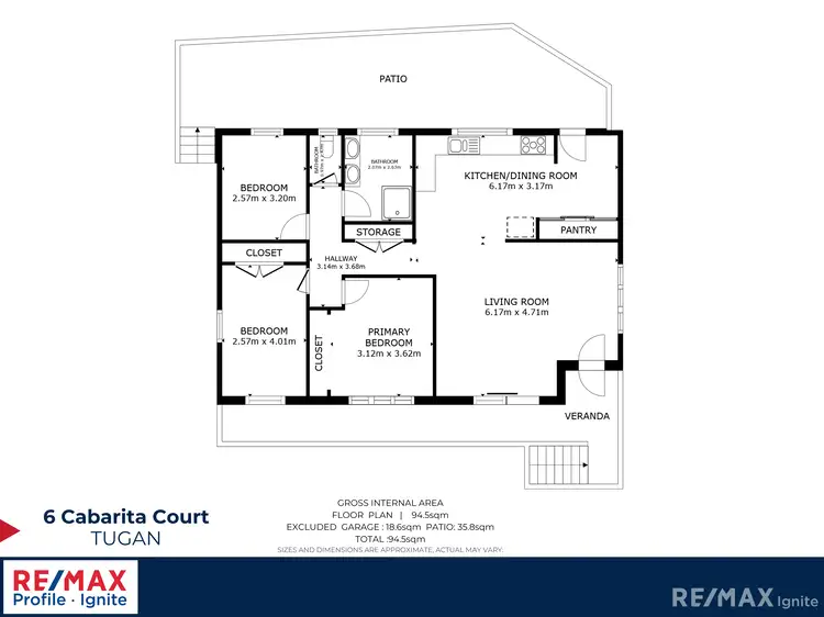 Floorplan of Homely house listing, 6 Cabarita Court, Tugun QLD 4224