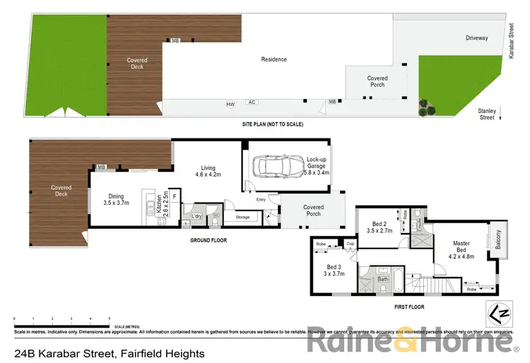 Floorplan of Homely semi-detached listing, 24B Karabar Street, Fairfield Heights NSW 2165