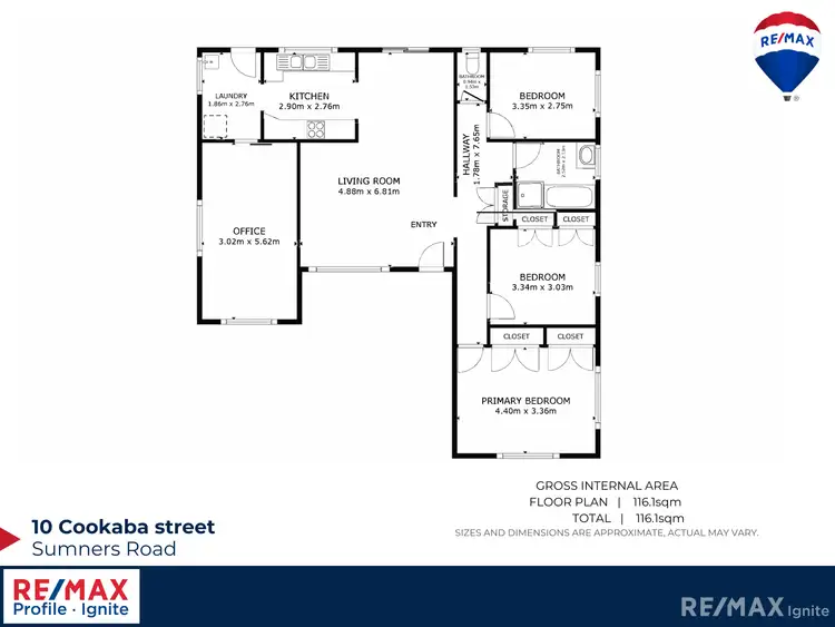 Floorplan of Homely house listing, 10 Cookaba Street, Riverhills QLD 4074