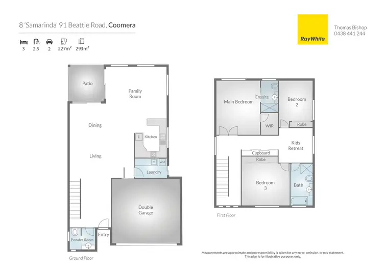Floorplan of Homely townhouse listing, 8/91 Beattie Road, Coomera QLD 4209