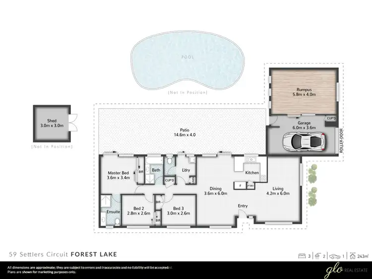 Floorplan of Homely house listing, 59 Settlers Circuit, Forest Lake QLD 4078