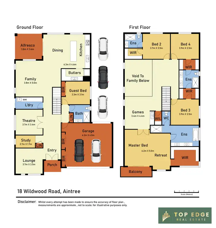 Floorplan of Homely house listing, 18 Wildwood Road, Aintree VIC 3336