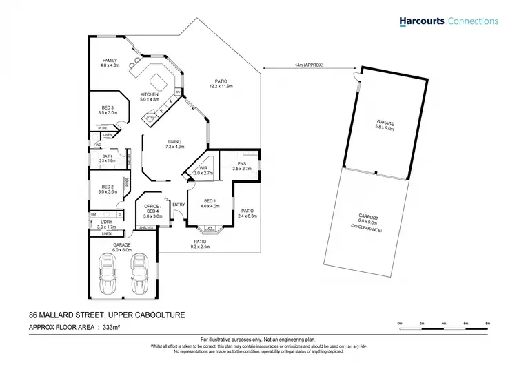 Floorplan of Homely house listing, 86 Mallard Court, Upper Caboolture QLD 4510