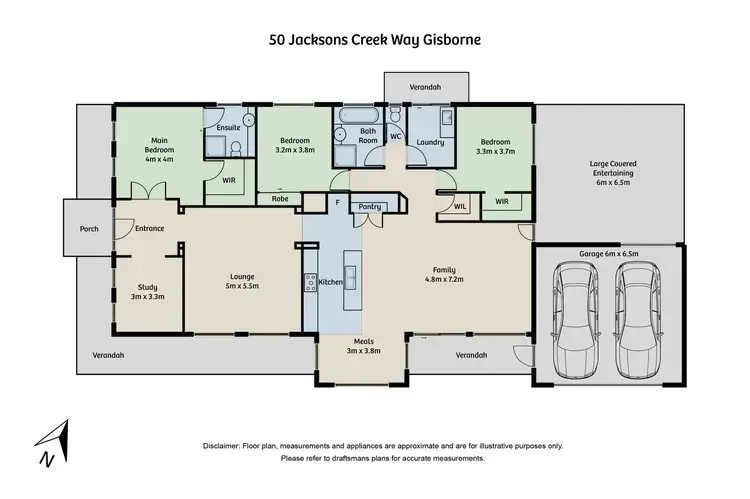 Floorplan of Homely house listing, 50 Jacksons Creek Way, Gisborne VIC 3437