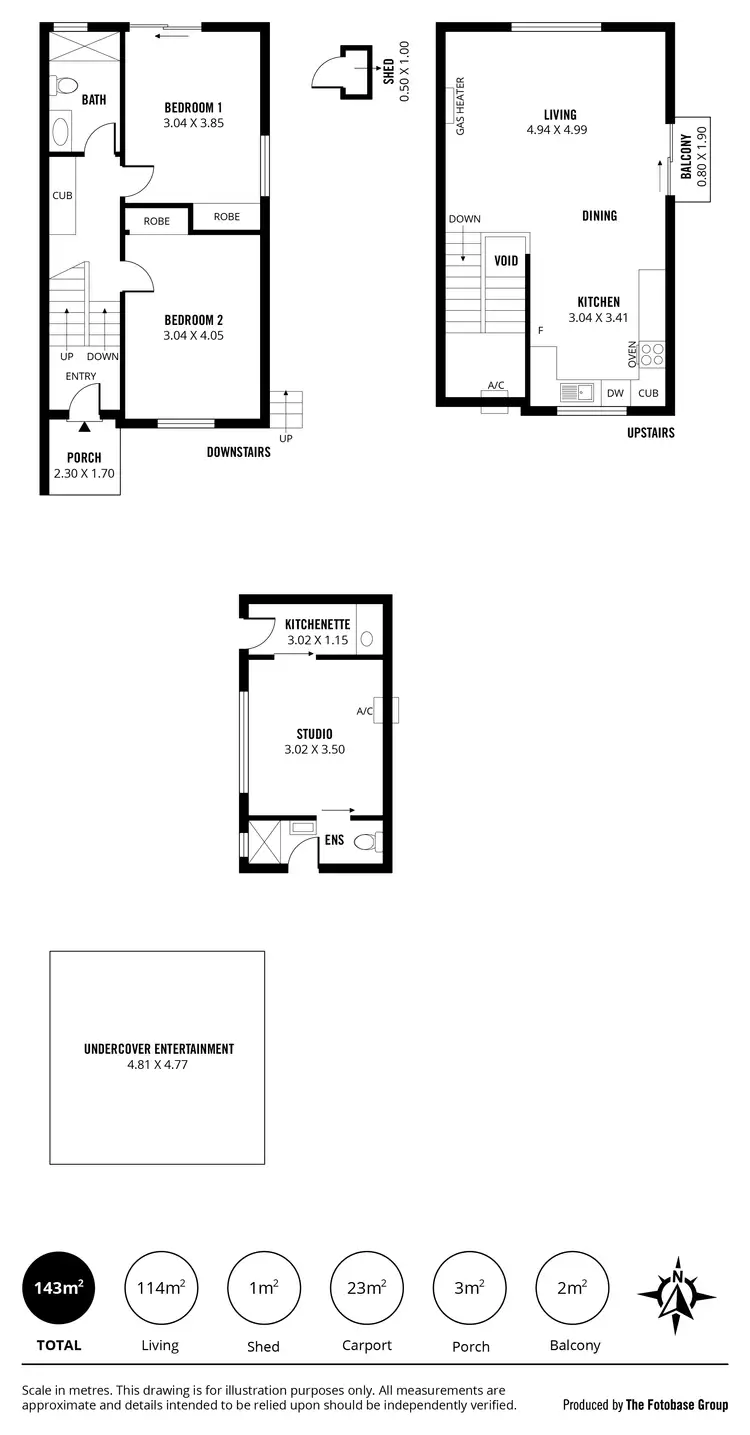 Floorplan of Homely townhouse listing, 7/3A Brook Street, Torrens Park SA 5062