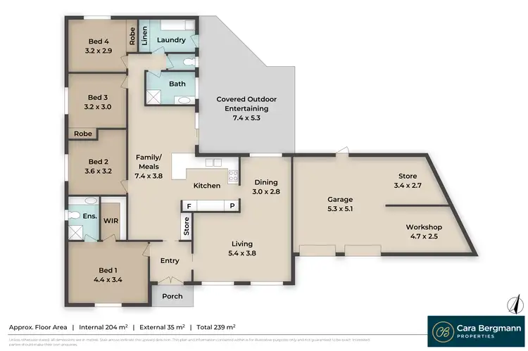 Floorplan of Homely house listing, 18 Edwards Drive, Albany Creek QLD 4035