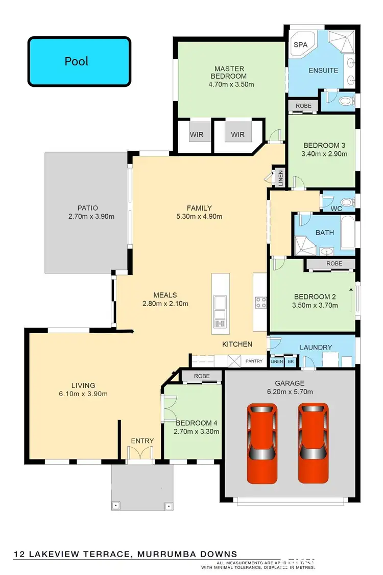 Floorplan of Homely house listing, 12 Lakeview Terrace, Murrumba Downs QLD 4503