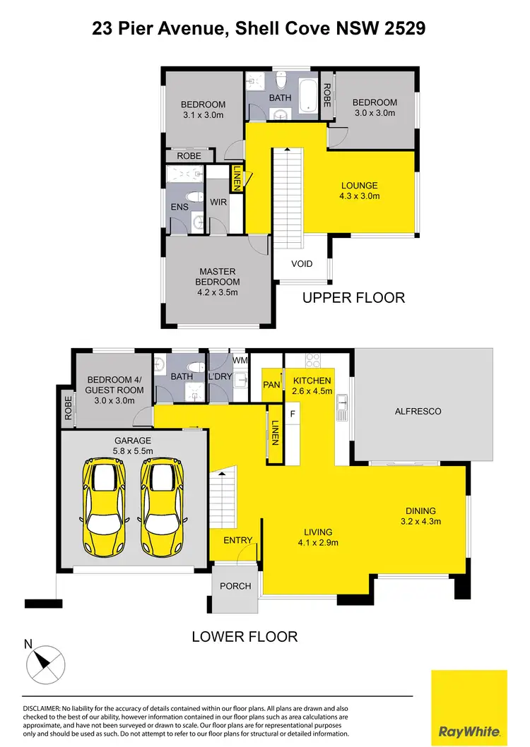 Floorplan of Homely house listing, 23 Pier Avenue, Shell Cove NSW 2529