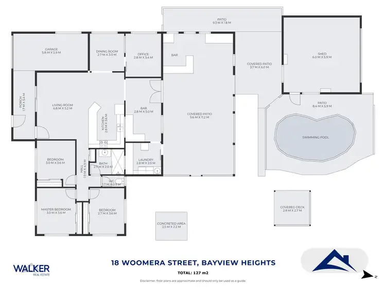 Floorplan of Homely house listing, 18 Woomera Street, Bayview Heights QLD 4868