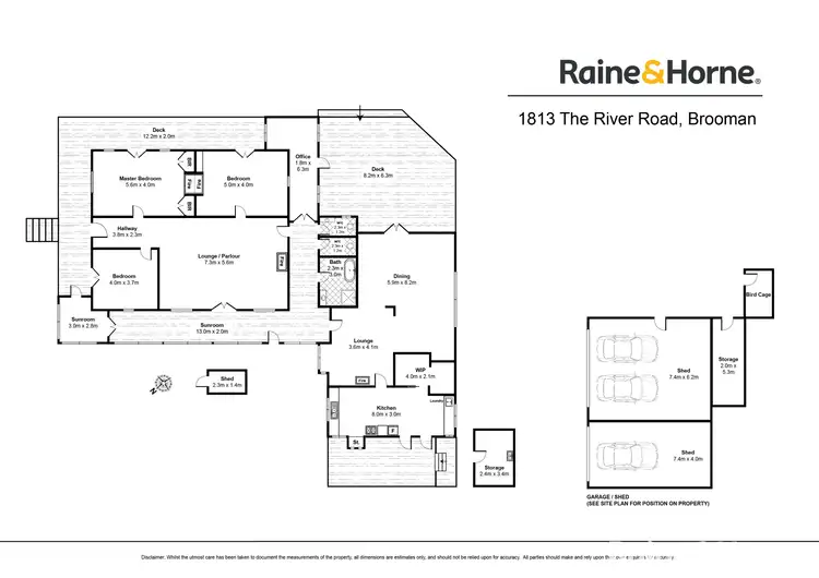 Floorplan of Homely rural property listing, 1813 The River Road 'Strathclyde', Brooman NSW 2538