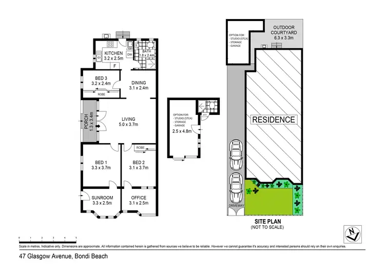 Floorplan of Homely house listing, 47 Glasgow Avenue, Bondi Beach NSW 2026