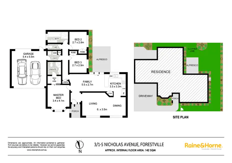 Floorplan of Homely semi-detached listing, 3/1-5 Nicholas Avenue, Forestville NSW 2087