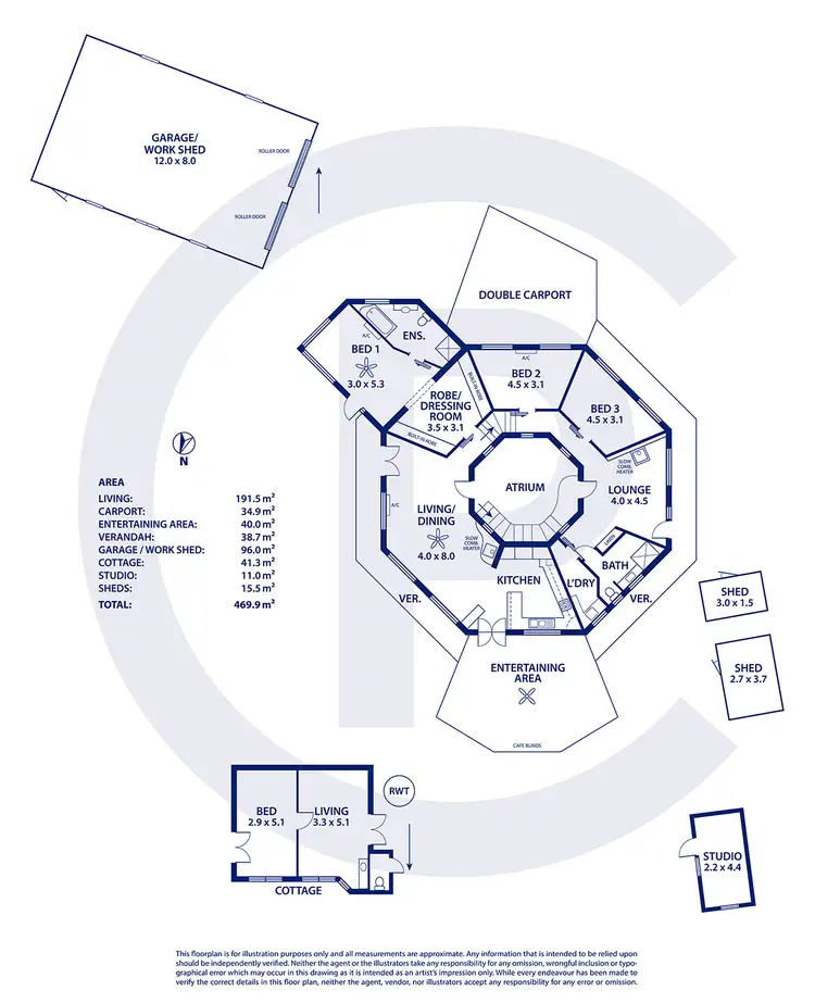 Floorplan of Homely house listing, 355 Hawthorn Road, Mount Barker SA 5251