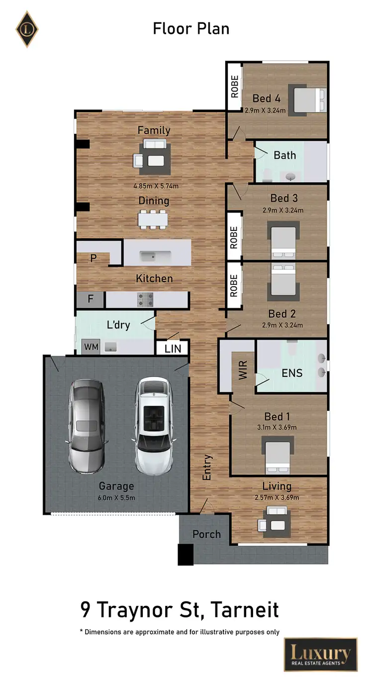 Floorplan of Homely house listing, 9 Traynor Street, Tarneit VIC 3029