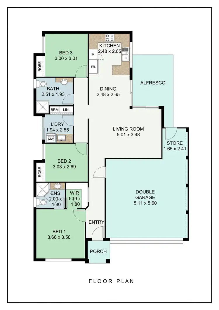 Floorplan of Homely house listing, 3/52 Fifth Road, Armadale WA 6112