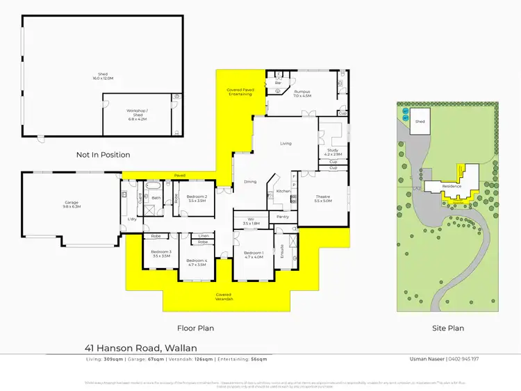 Floorplan of Homely house listing, 41 Hanson Road, Wallan VIC 3756
