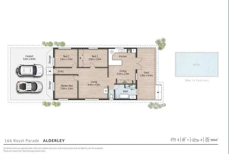 Floorplan of Homely house listing, 166 Royal Parade, Alderley QLD 4051