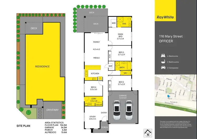 Floorplan of Homely house listing, 116 Mary Street, Officer VIC 3809