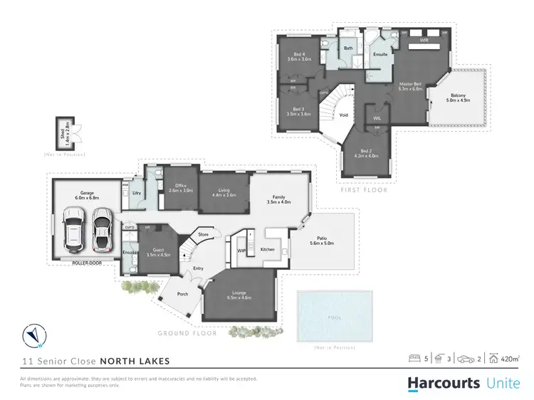 Floorplan of Homely house listing, 11 Senior Close, North Lakes QLD 4509