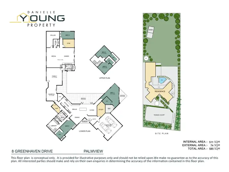 Floorplan of Homely house listing, 8 Greenhaven Drive, Palmview QLD 4553