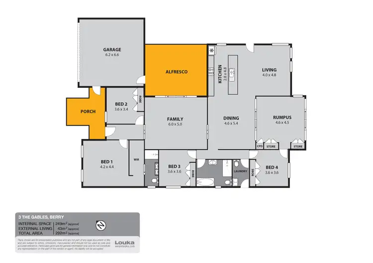 Floorplan of Homely house listing, 3 The Gables, Berry NSW 2535