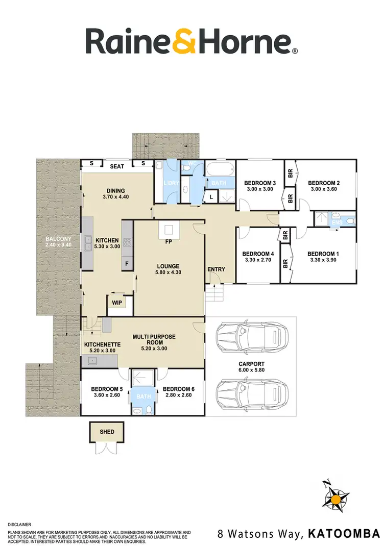 Floorplan of Homely house listing, 8 Watson Way, Katoomba NSW 2780