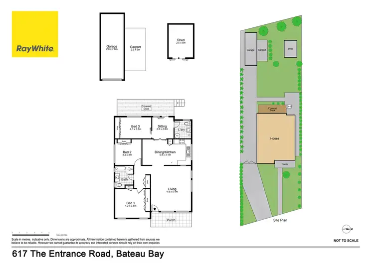 Floorplan of Homely house listing, 617 The Entrance Road, Bateau Bay NSW 2261