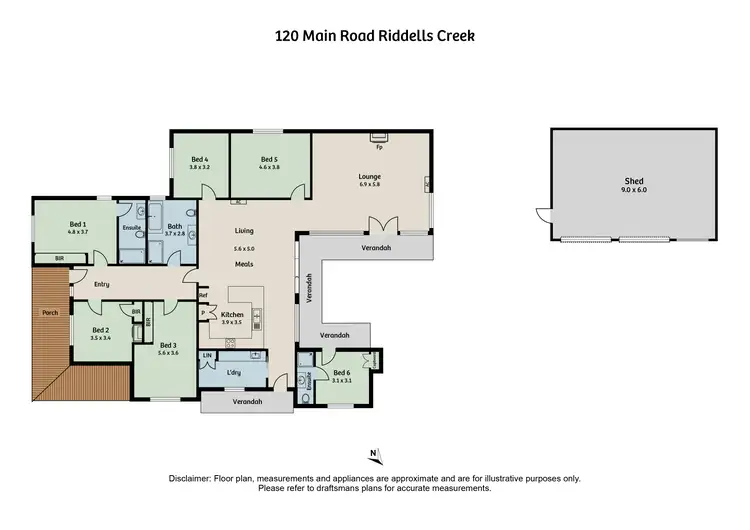 Floorplan of Homely house listing, 120 Main Road, Riddells Creek VIC 3431