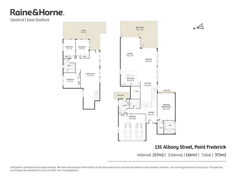Floorplan of Homely house listing, 135 Albany Street, Point Frederick NSW 2250
