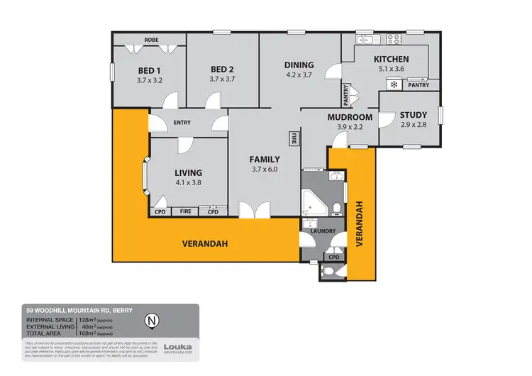 Floorplan of Homely house listing, 59 Woodhill Mountain Road, Berry NSW 2535