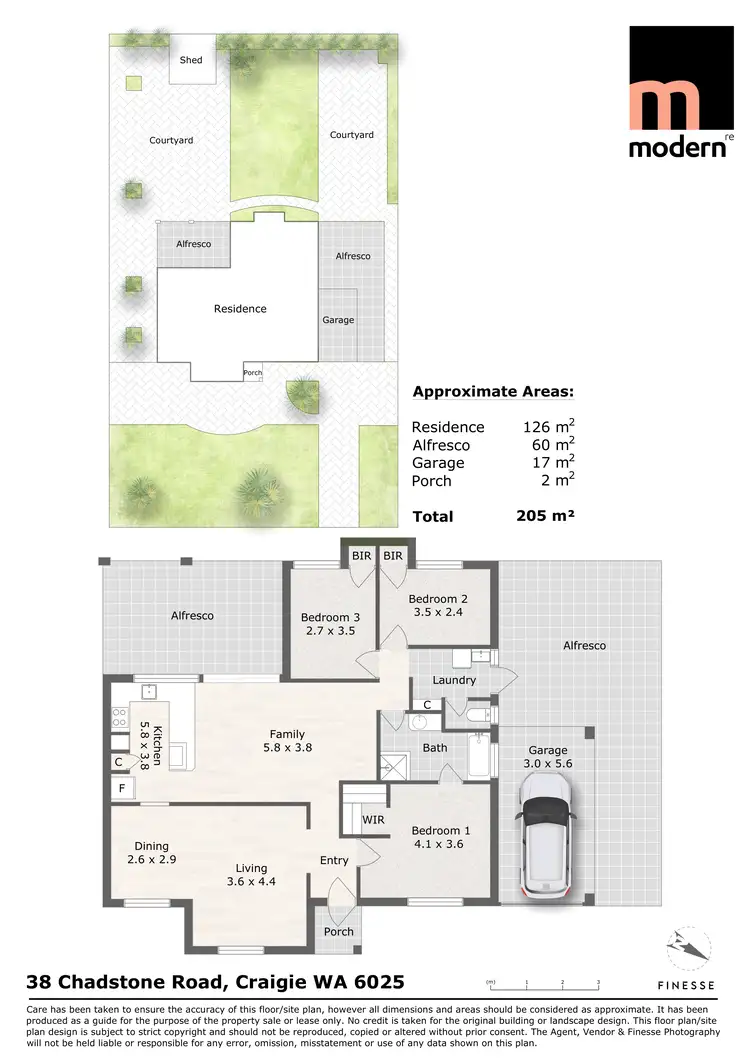 Floorplan of Homely house listing, 38 Chadstone Road, Craigie WA 6025