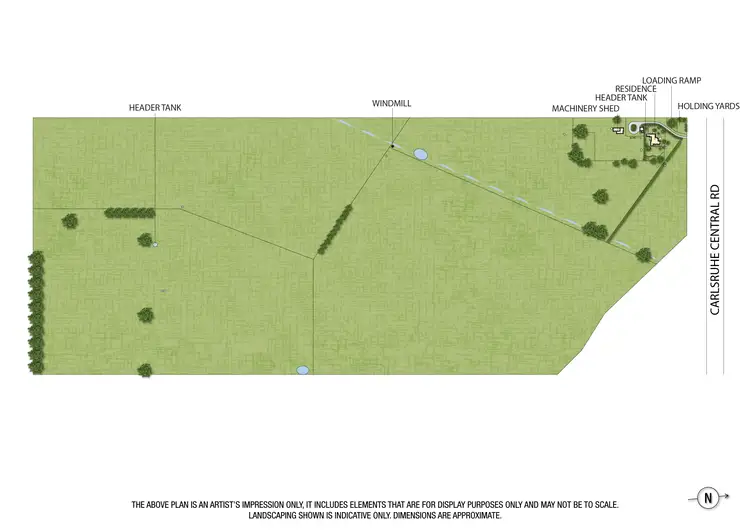 Floorplan of Homely house listing, 164 Carlsruhe Central Road, Carlsruhe VIC 3442